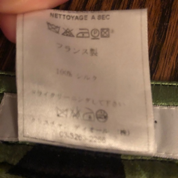 Authentic Christian Dior Boutique Paris 100% Silk Wide Leg, Classy. EUC - Picture 8 of 8